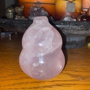 Rose quarts gourd/hulu